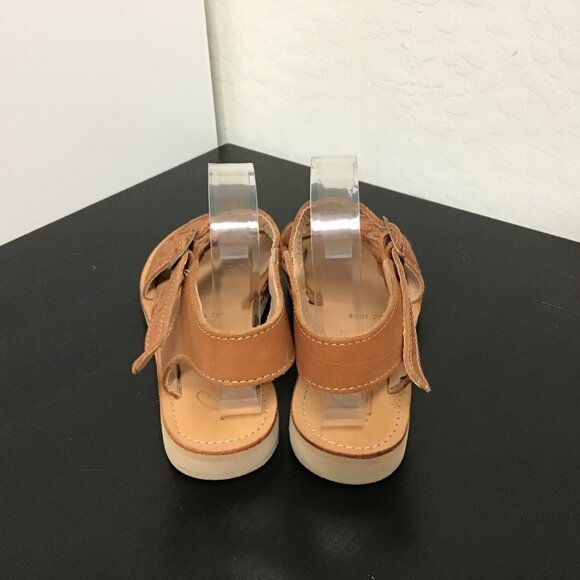 Cucos Girls Leather Sandals Braided Strap Adjustable Buckle Size 4Y (Approx) - Picture 7 of 14